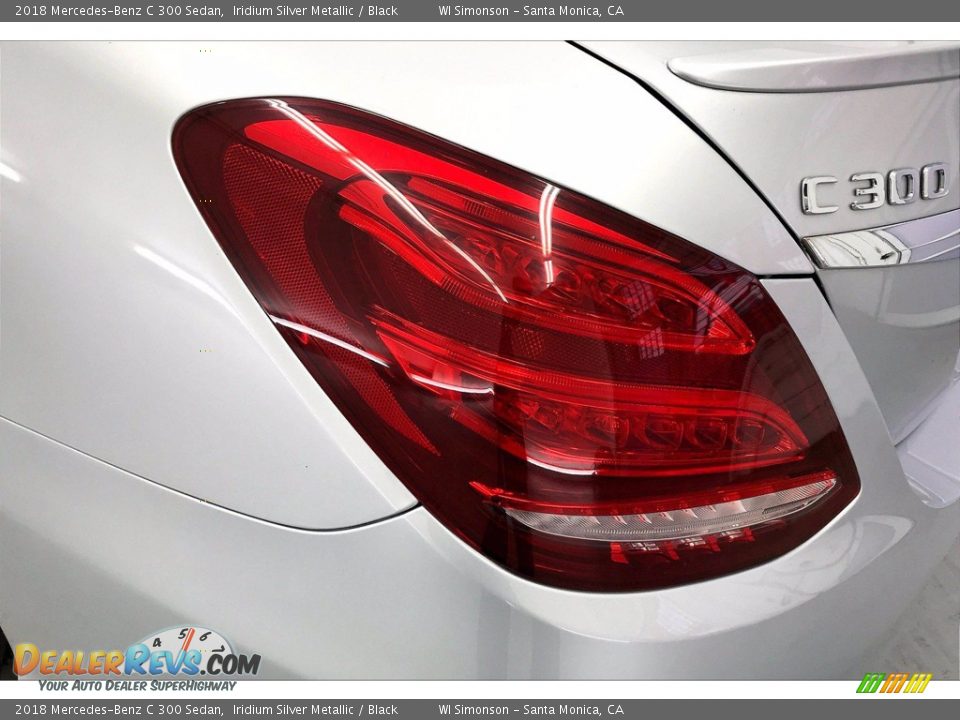 2018 Mercedes-Benz C 300 Sedan Iridium Silver Metallic / Black Photo #29
