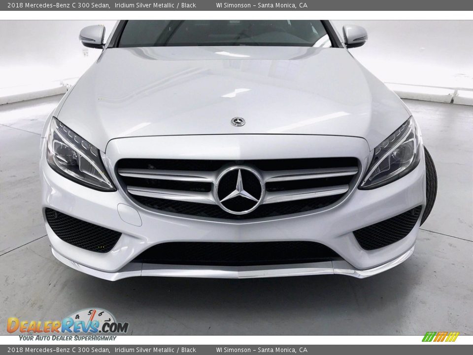 2018 Mercedes-Benz C 300 Sedan Iridium Silver Metallic / Black Photo #30
