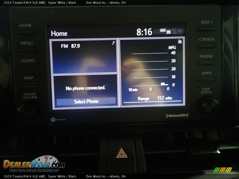 2020 Toyota RAV4 XLE AWD Super White / Black Photo #28