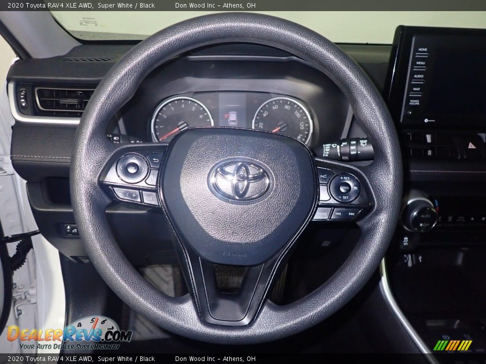 2020 Toyota RAV4 XLE AWD Super White / Black Photo #29