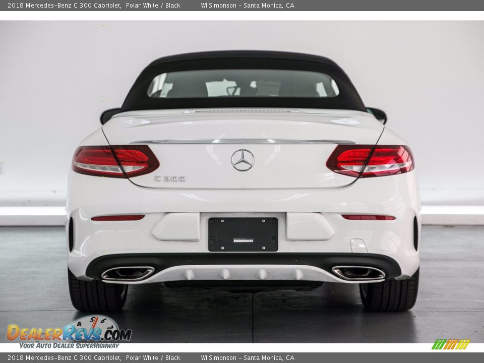 2018 Mercedes-Benz C 300 Cabriolet Polar White / Black Photo #4