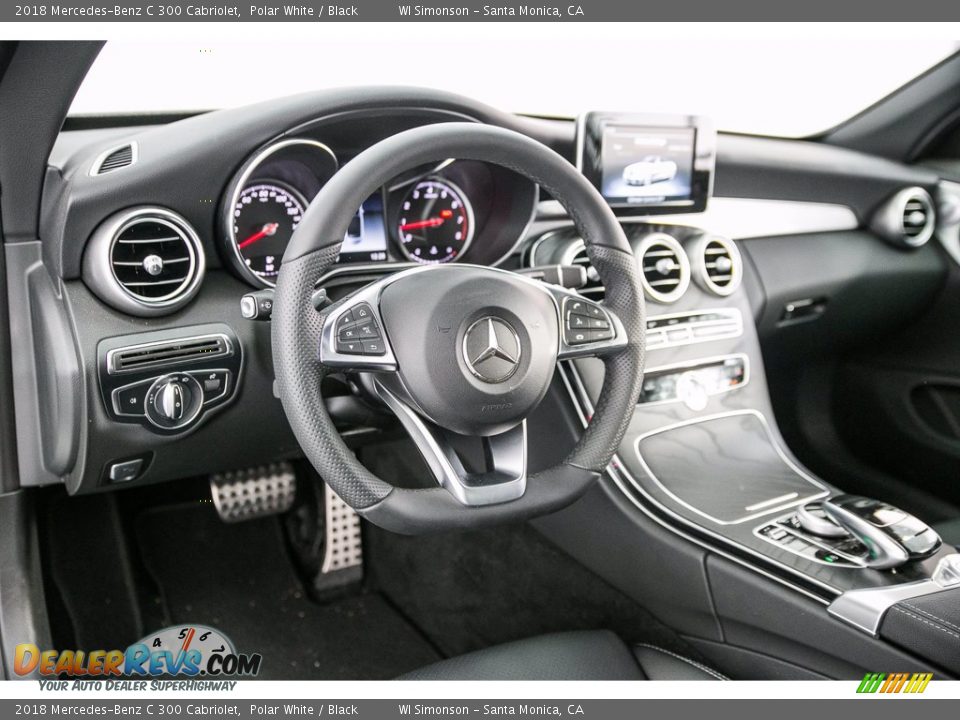 2018 Mercedes-Benz C 300 Cabriolet Polar White / Black Photo #5