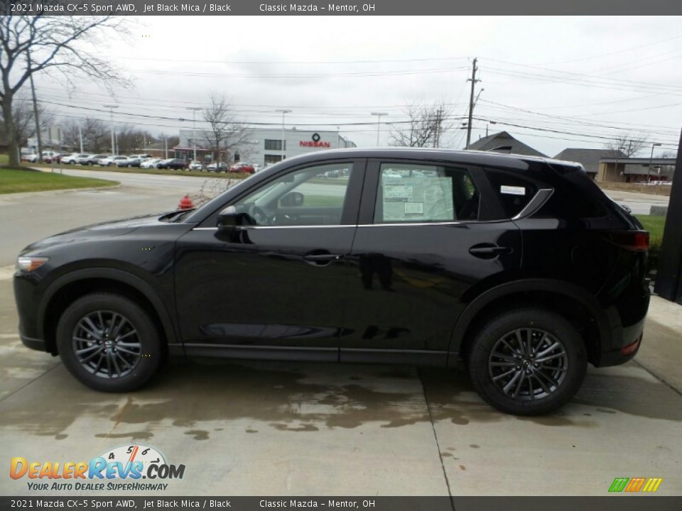 2021 Mazda CX-5 Sport AWD Jet Black Mica / Black Photo #3