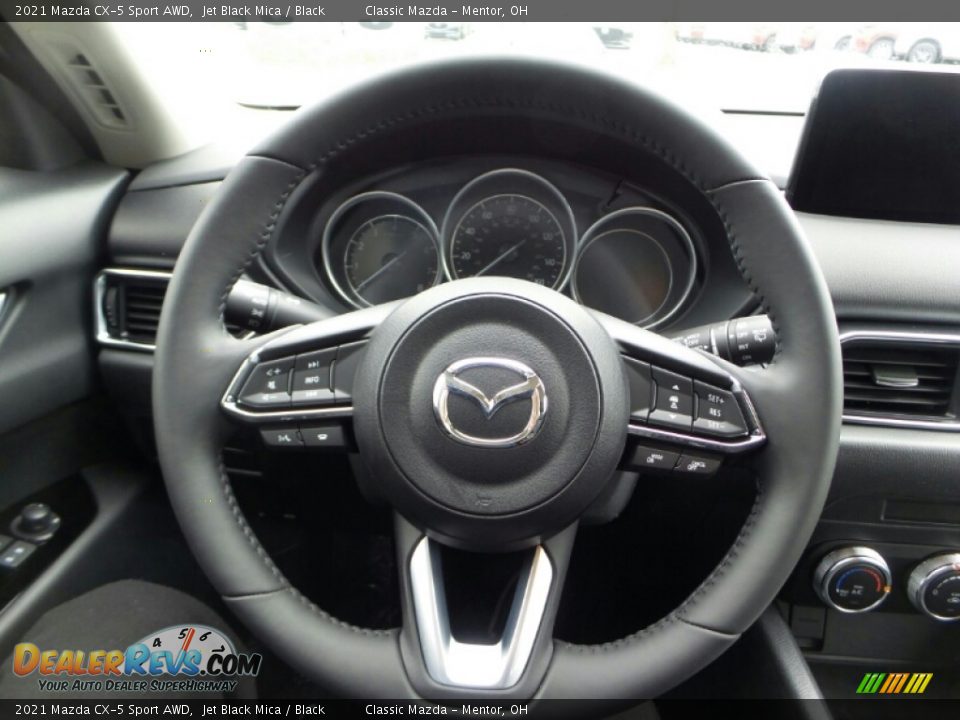 2021 Mazda CX-5 Sport AWD Jet Black Mica / Black Photo #5