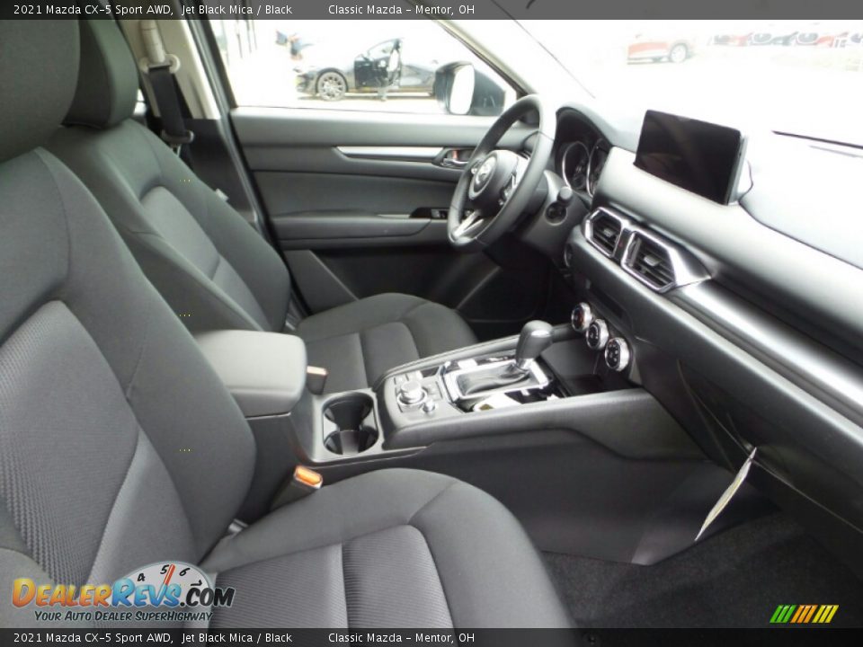 2021 Mazda CX-5 Sport AWD Jet Black Mica / Black Photo #6