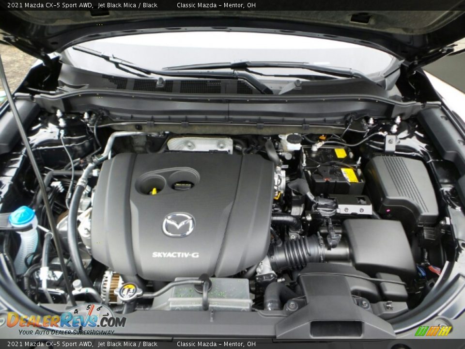2021 Mazda CX-5 Sport AWD Jet Black Mica / Black Photo #7