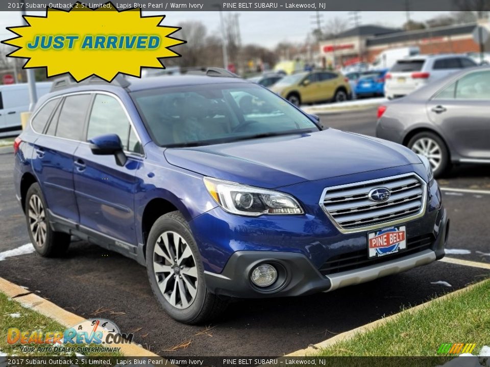 2017 Subaru Outback 2.5i Limited Lapis Blue Pearl / Warm Ivory Photo #1