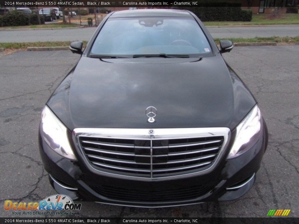 2014 Mercedes-Benz S 550 4MATIC Sedan Black / Black Photo #5