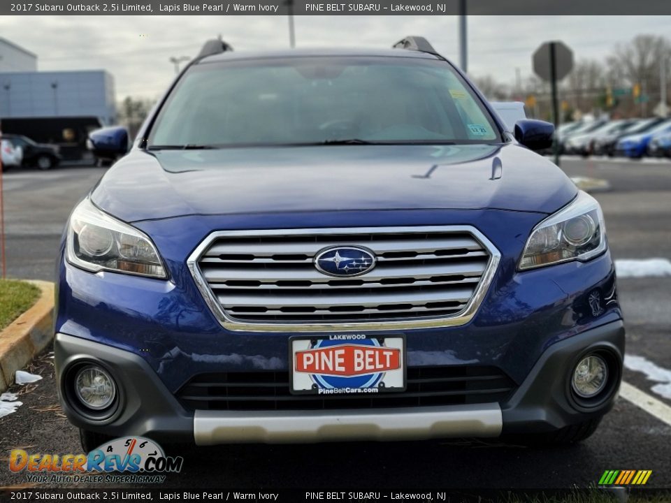 2017 Subaru Outback 2.5i Limited Lapis Blue Pearl / Warm Ivory Photo #2