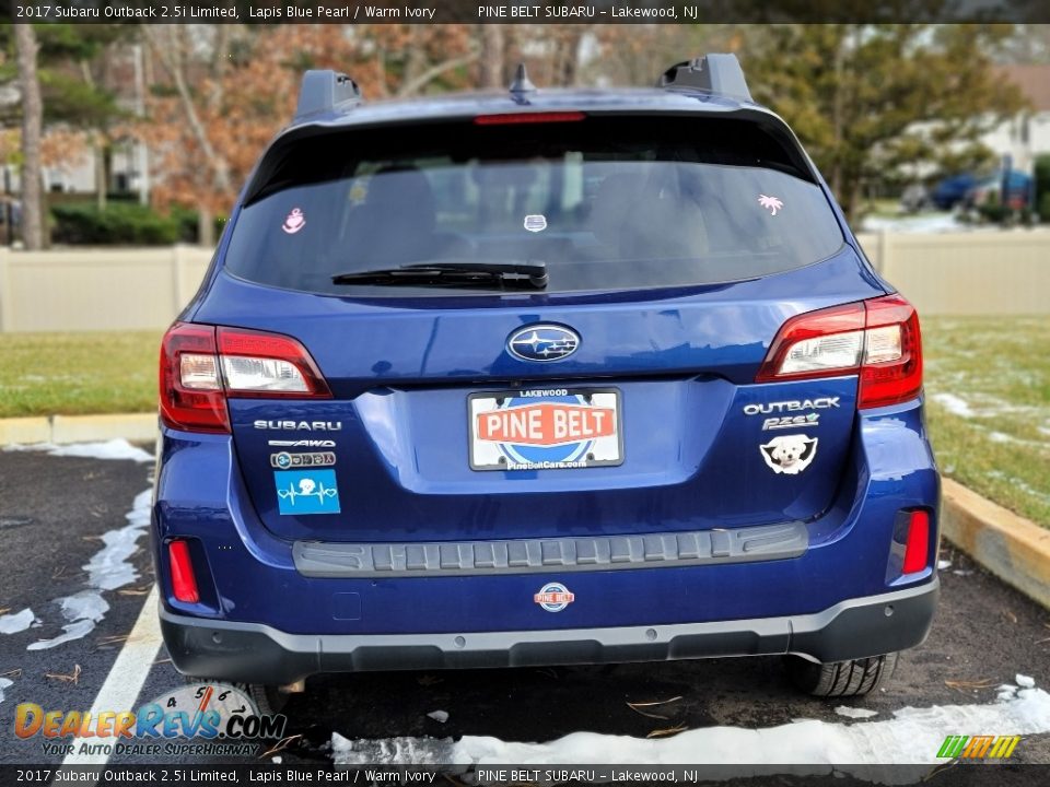 2017 Subaru Outback 2.5i Limited Lapis Blue Pearl / Warm Ivory Photo #3