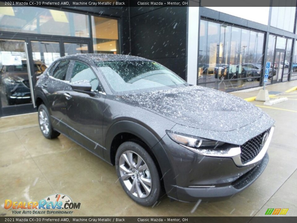 2021 Mazda CX-30 Preferred AWD Machine Gray Metallic / Black Photo #1