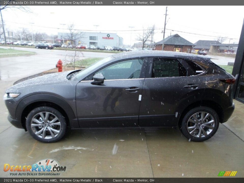 2021 Mazda CX-30 Preferred AWD Machine Gray Metallic / Black Photo #3