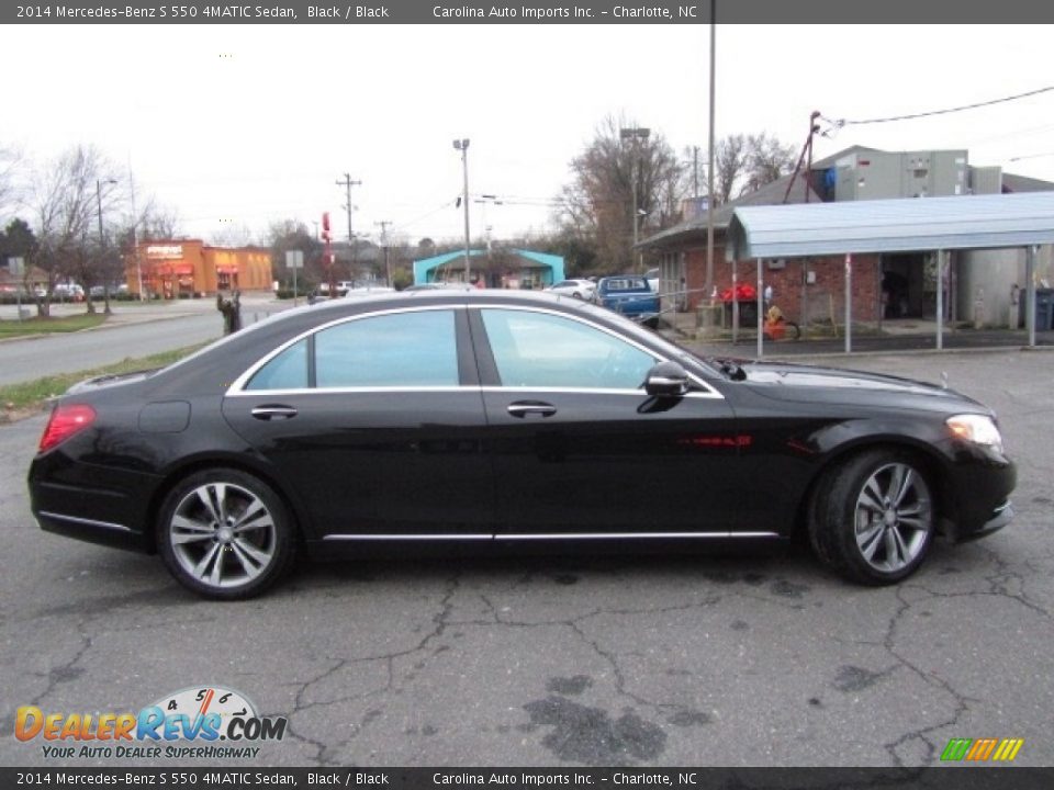 2014 Mercedes-Benz S 550 4MATIC Sedan Black / Black Photo #11