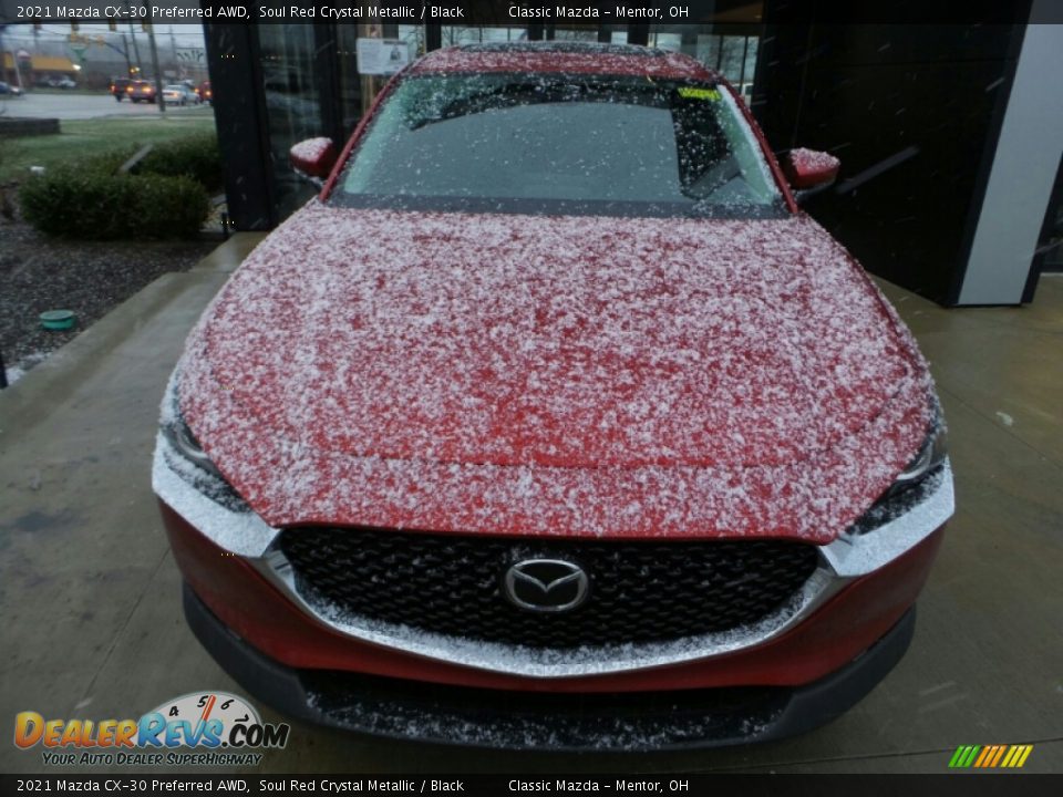 2021 Mazda CX-30 Preferred AWD Soul Red Crystal Metallic / Black Photo #2