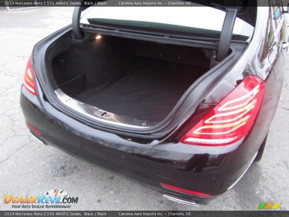 2014 Mercedes-Benz S 550 4MATIC Sedan Black / Black Photo #21