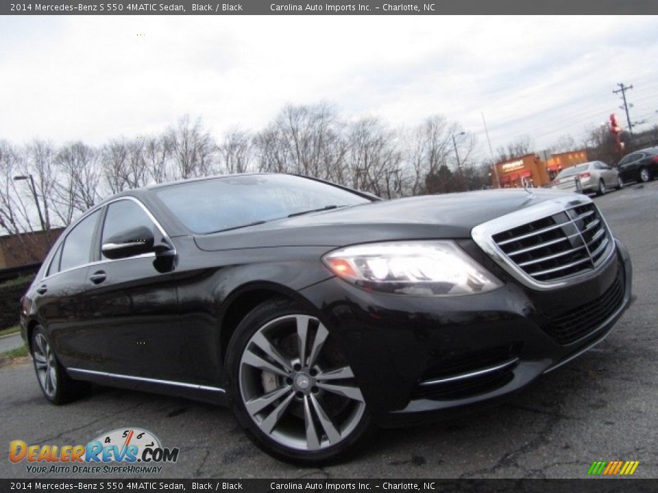 2014 Mercedes-Benz S 550 4MATIC Sedan Black / Black Photo #28