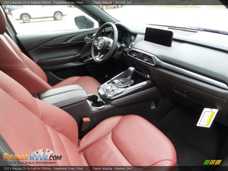 Front Seat of 2021 Mazda CX-9 Carbon Edition Photo #7
