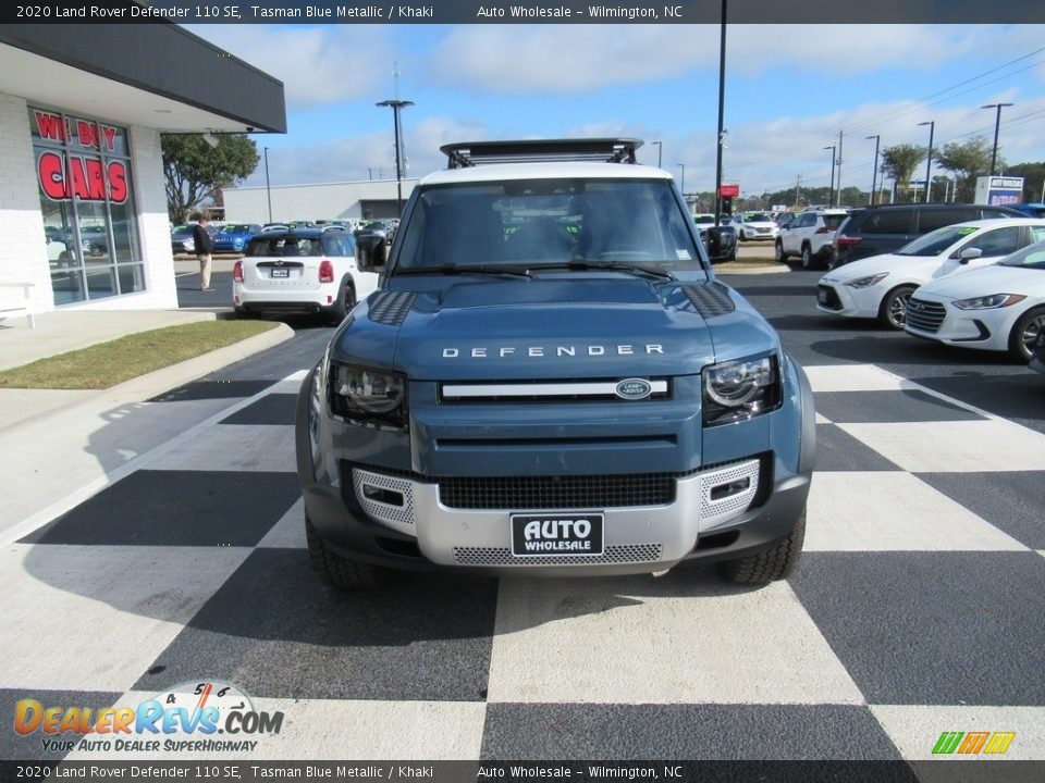 2020 Land Rover Defender 110 SE Tasman Blue Metallic / Khaki Photo #2