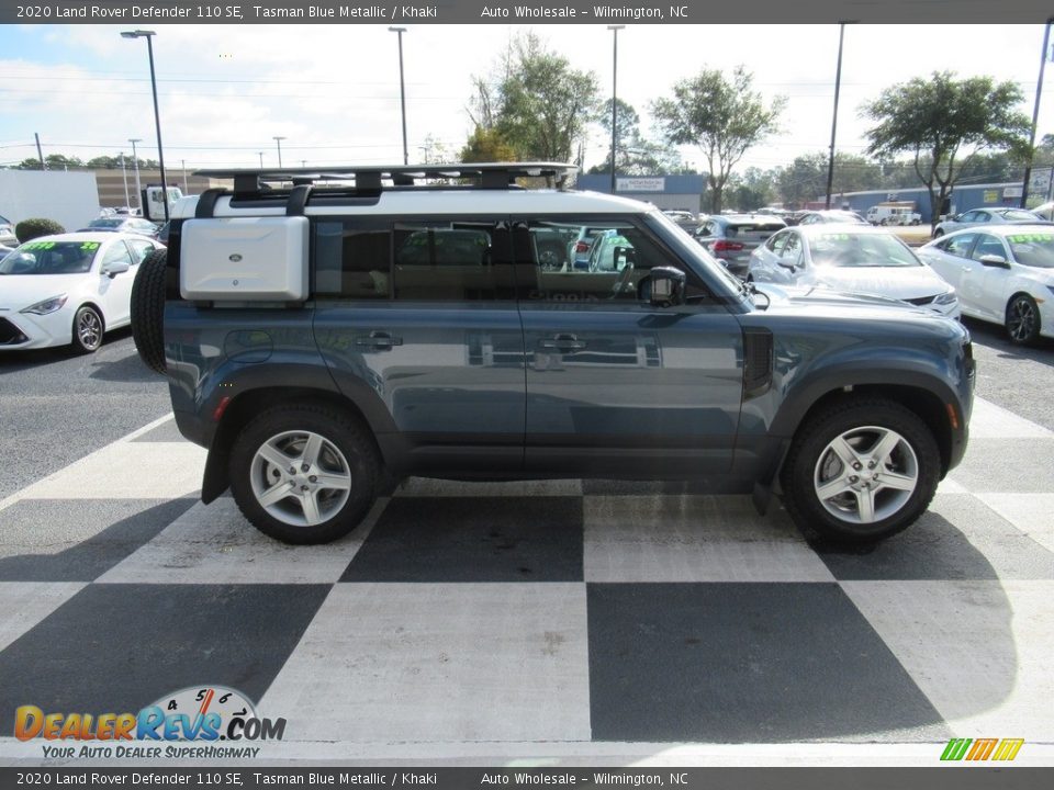 2020 Land Rover Defender 110 SE Tasman Blue Metallic / Khaki Photo #3