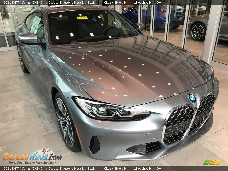 2021 BMW 4 Series 430i xDrive Coupe Bluestone Metallic / Black Photo #1