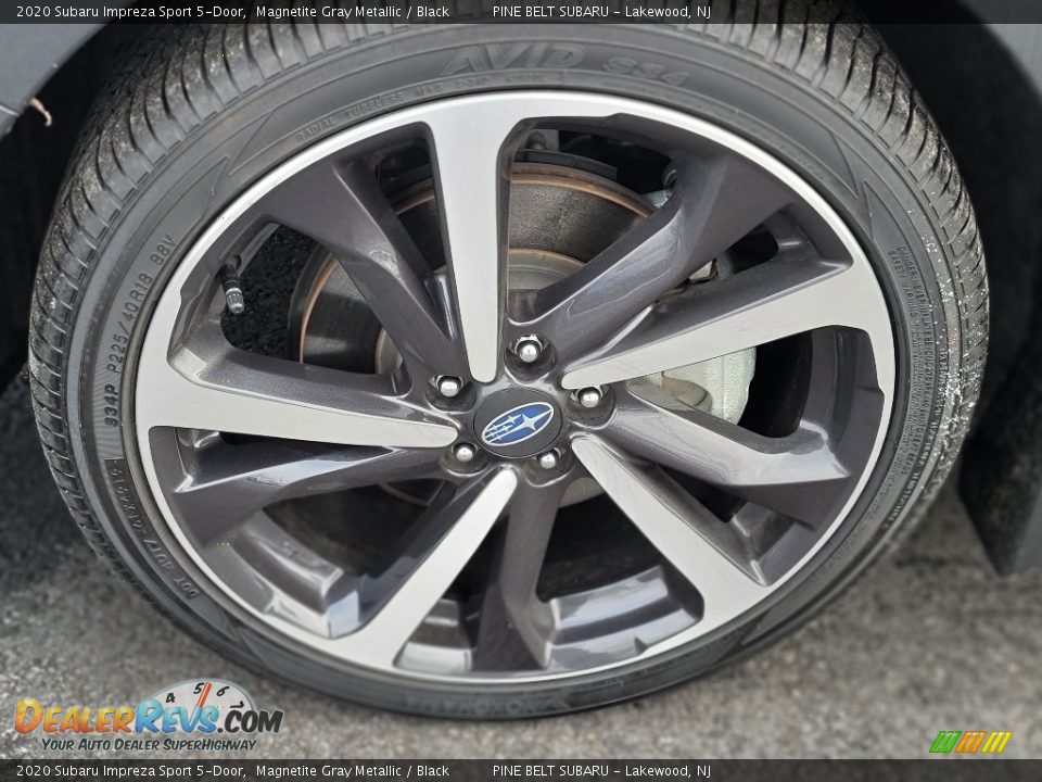 2020 Subaru Impreza Sport 5-Door Magnetite Gray Metallic / Black Photo #34