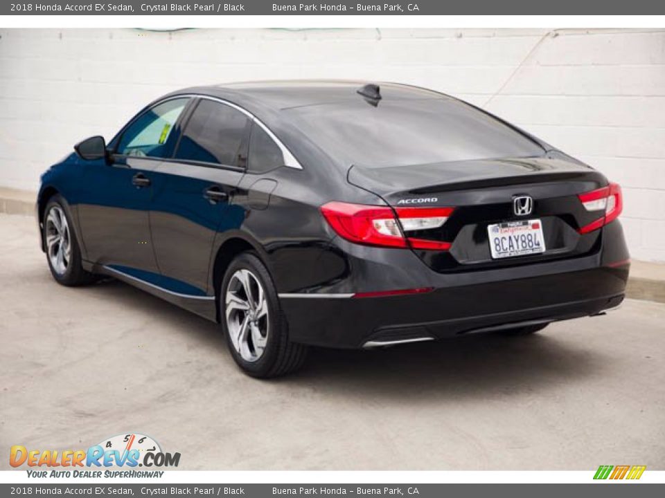 2018 Honda Accord EX Sedan Crystal Black Pearl / Black Photo #2