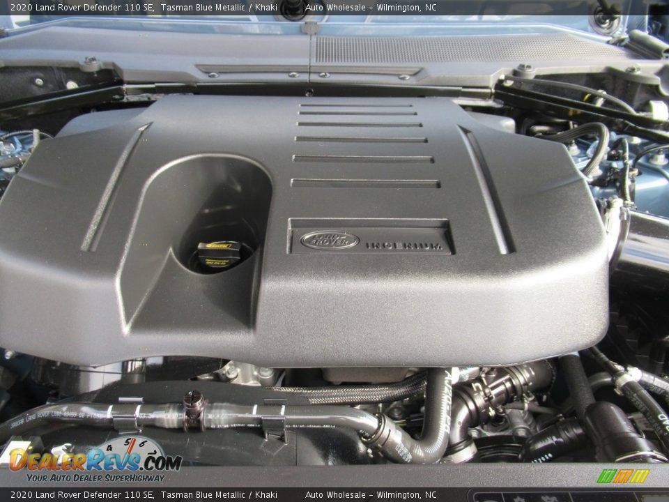 2020 Land Rover Defender 110 SE Tasman Blue Metallic / Khaki Photo #6