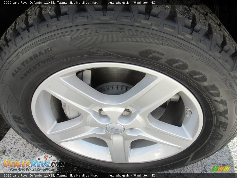 2020 Land Rover Defender 110 SE Tasman Blue Metallic / Khaki Photo #7