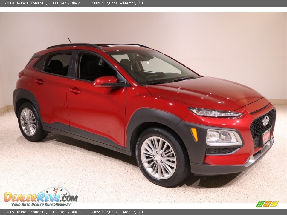 Pulse Red 2018 Hyundai Kona SEL Photo #1