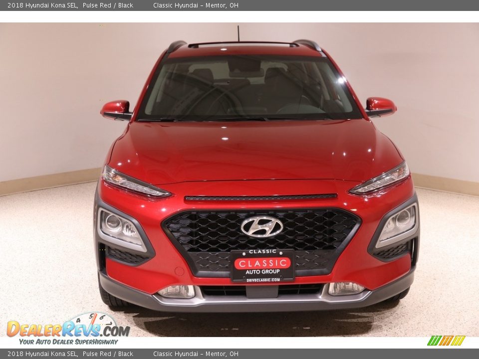 2018 Hyundai Kona SEL Pulse Red / Black Photo #2