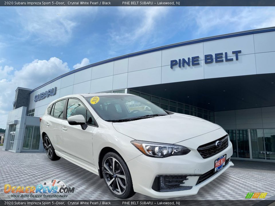 2020 Subaru Impreza Sport 5-Door Crystal White Pearl / Black Photo #1