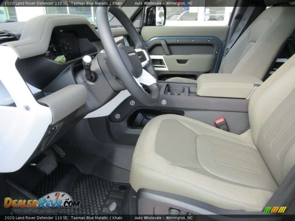 2020 Land Rover Defender 110 SE Tasman Blue Metallic / Khaki Photo #10