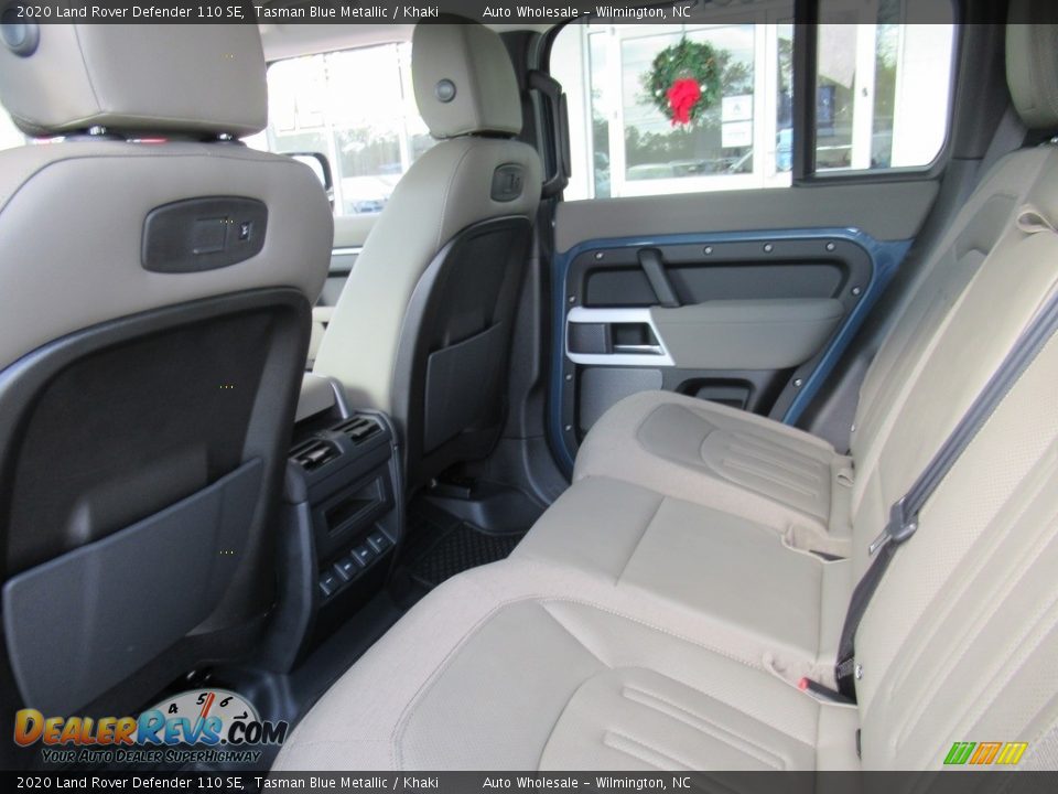 2020 Land Rover Defender 110 SE Tasman Blue Metallic / Khaki Photo #12