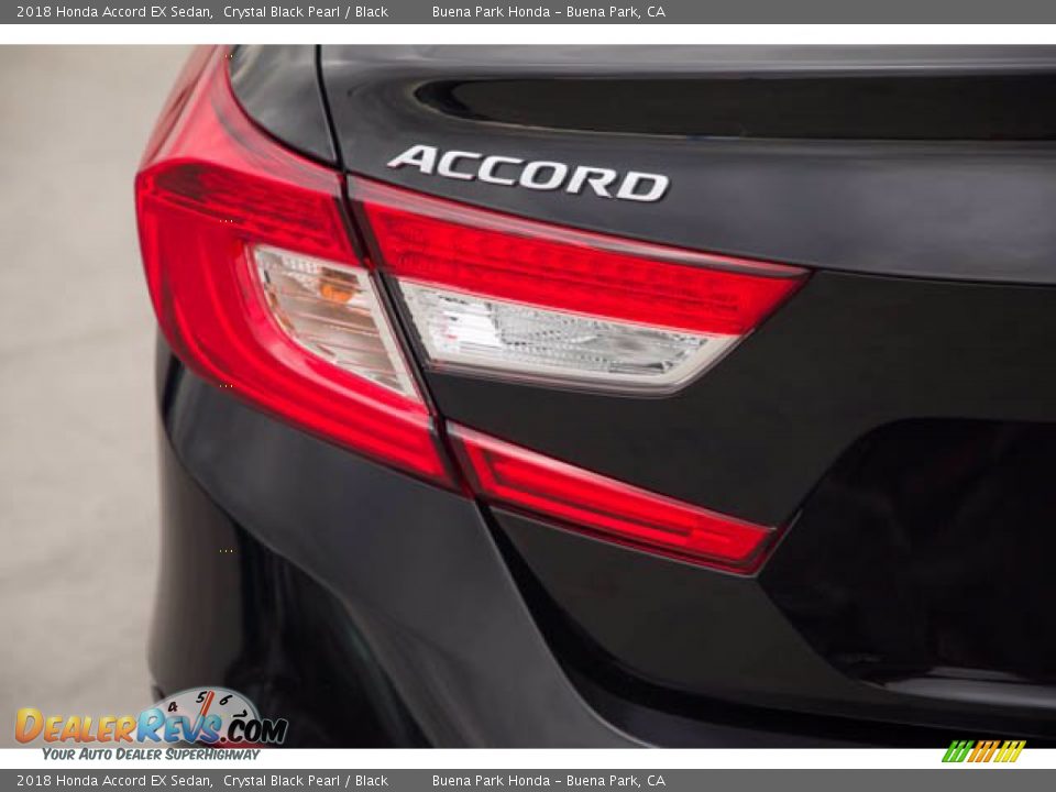 2018 Honda Accord EX Sedan Crystal Black Pearl / Black Photo #10