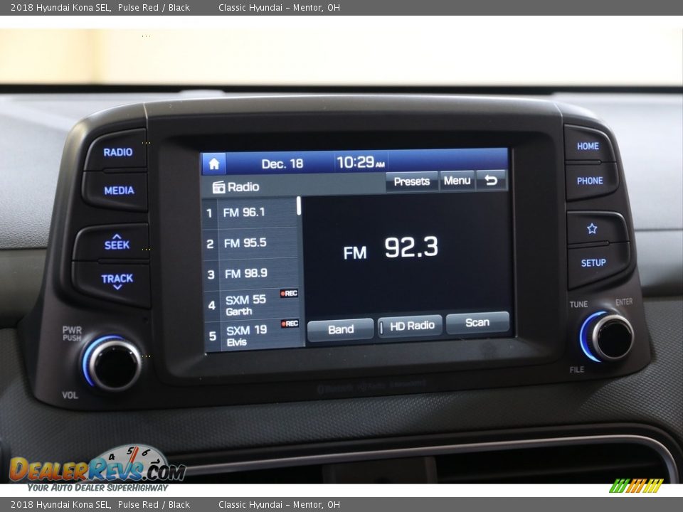 2018 Hyundai Kona SEL Pulse Red / Black Photo #10