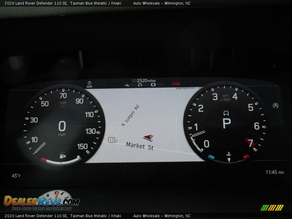 2020 Land Rover Defender 110 SE Tasman Blue Metallic / Khaki Photo #16