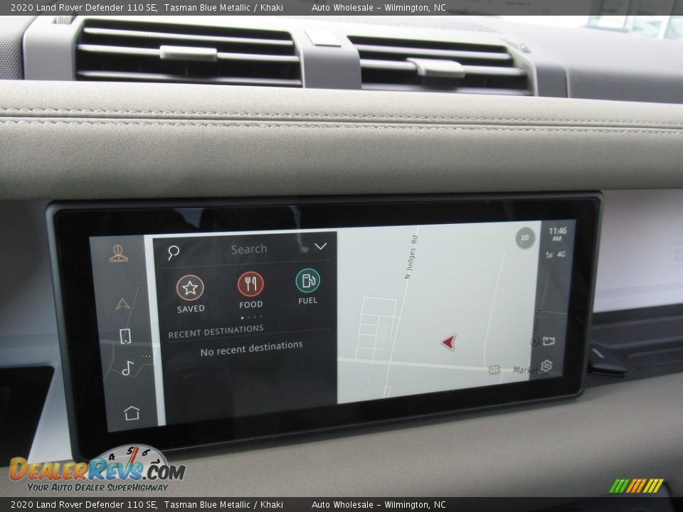 2020 Land Rover Defender 110 SE Tasman Blue Metallic / Khaki Photo #17