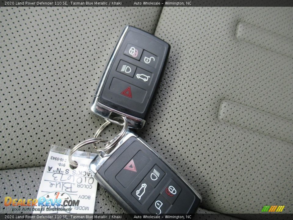 2020 Land Rover Defender 110 SE Tasman Blue Metallic / Khaki Photo #20