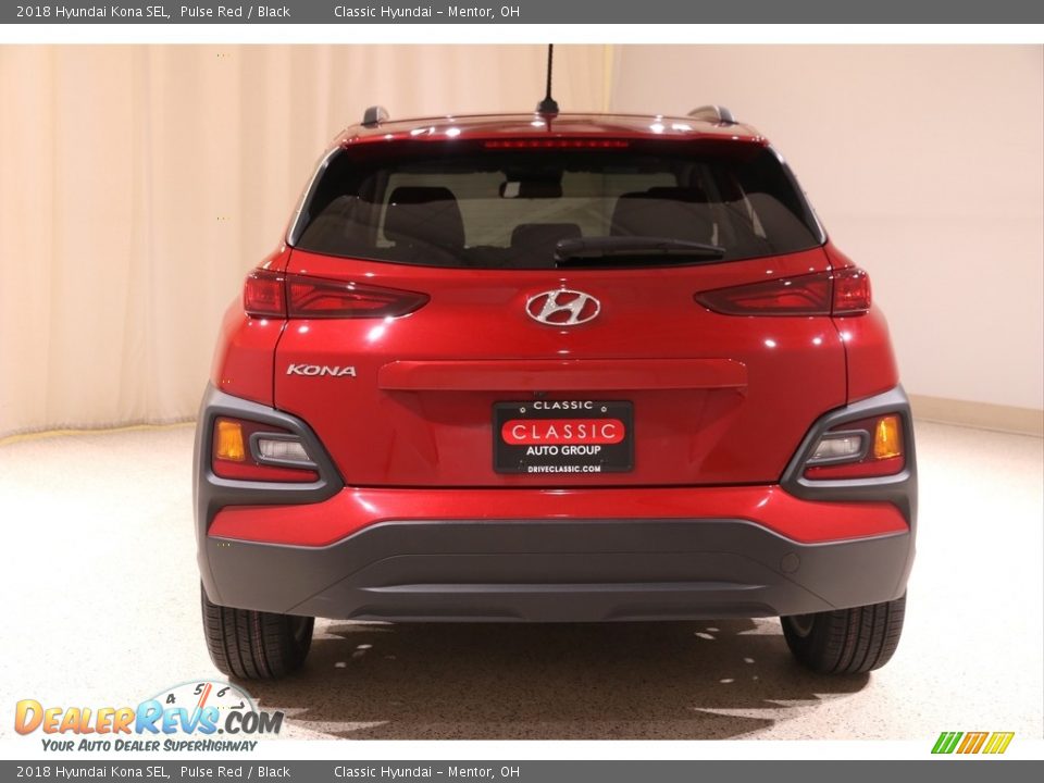 2018 Hyundai Kona SEL Pulse Red / Black Photo #17