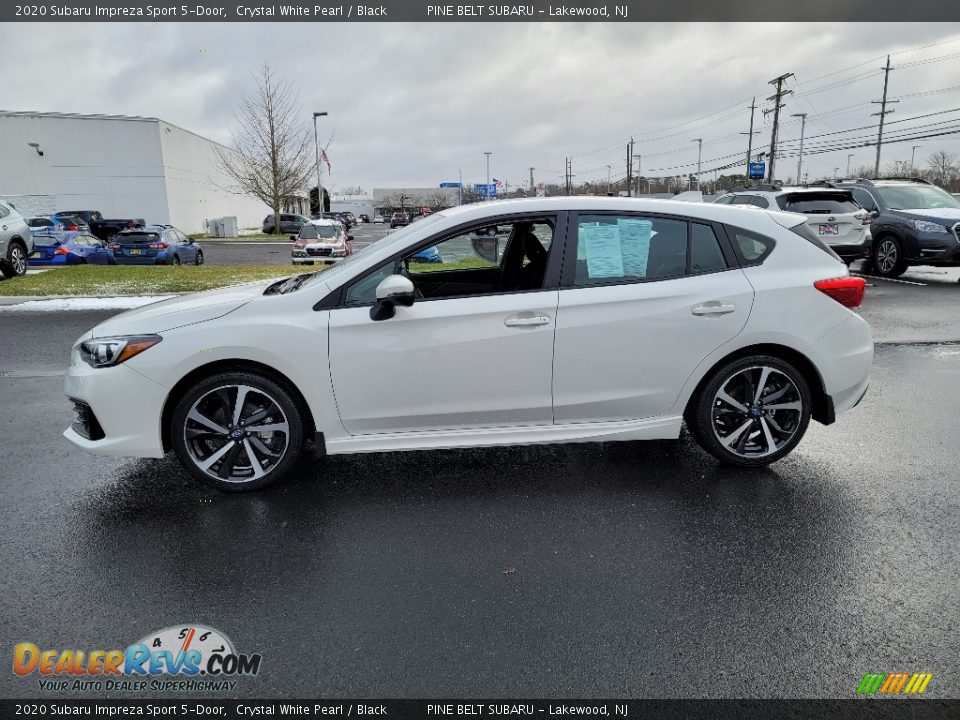 2020 Subaru Impreza Sport 5-Door Crystal White Pearl / Black Photo #16