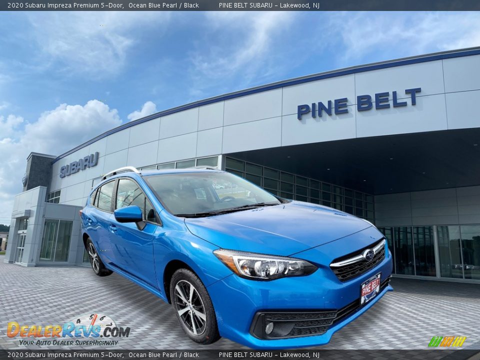 2020 Subaru Impreza Premium 5-Door Ocean Blue Pearl / Black Photo #1