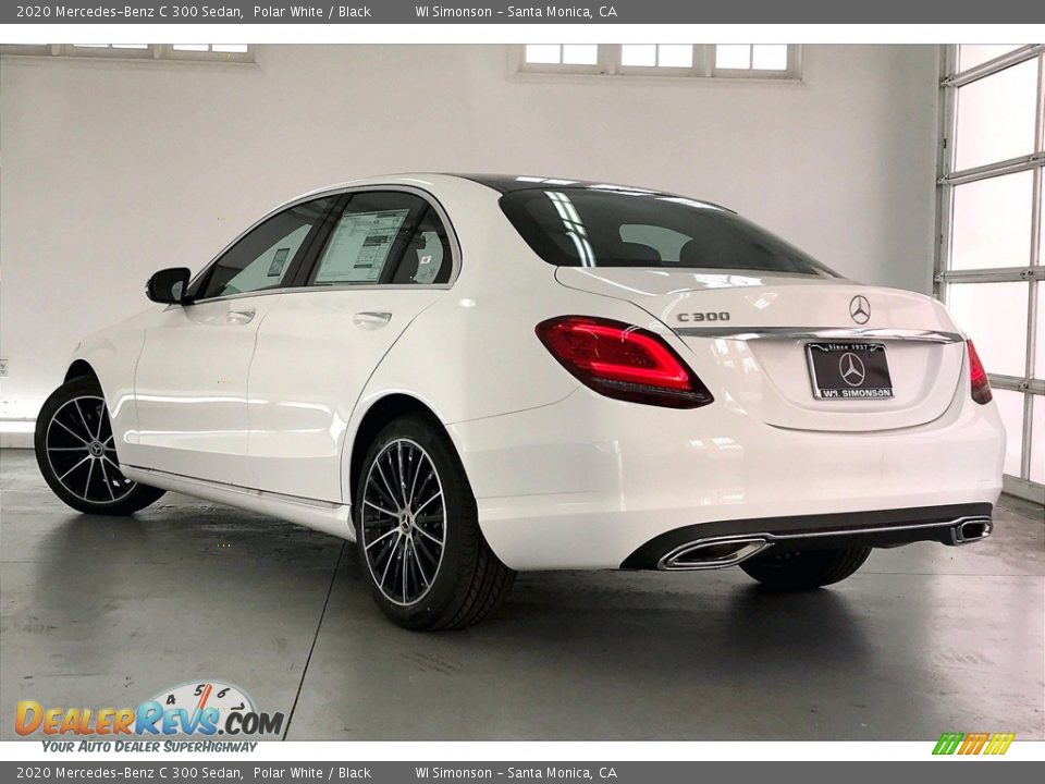 2020 Mercedes-Benz C 300 Sedan Polar White / Black Photo #2