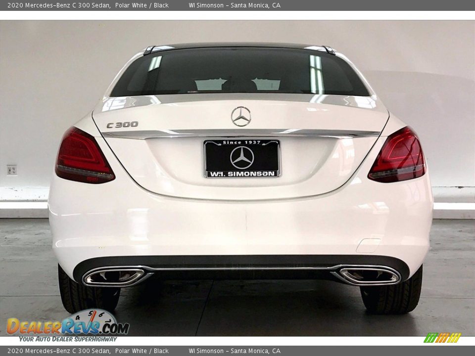 2020 Mercedes-Benz C 300 Sedan Polar White / Black Photo #3