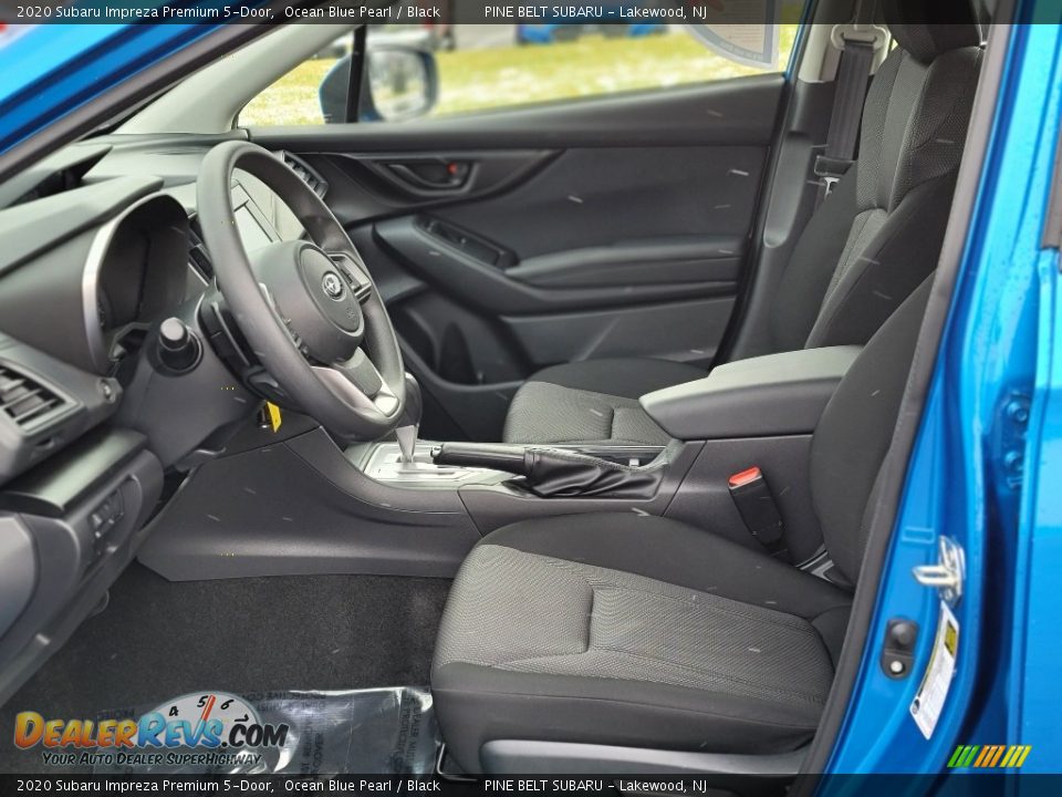2020 Subaru Impreza Premium 5-Door Ocean Blue Pearl / Black Photo #35