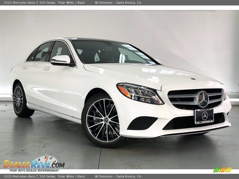 2020 Mercedes-Benz C 300 Sedan Polar White / Black Photo #10