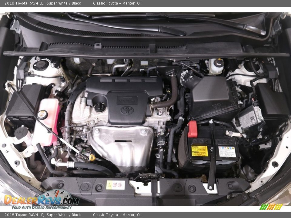 2018 Toyota RAV4 LE Super White / Black Photo #21