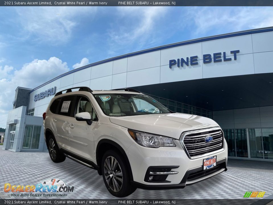 2021 Subaru Ascent Limited Crystal White Pearl / Warm Ivory Photo #1