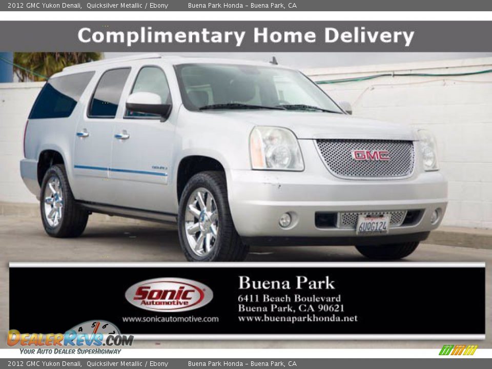 2012 GMC Yukon Denali Quicksilver Metallic / Ebony Photo #1