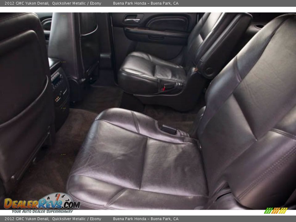 Rear Seat of 2012 GMC Yukon Denali Photo #4