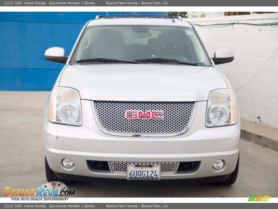 2012 GMC Yukon Denali Quicksilver Metallic / Ebony Photo #7